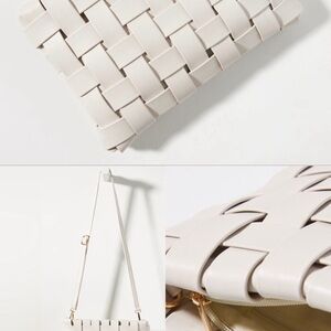 Anthropologie Lindy Woven Clutch/Crossbody Bag